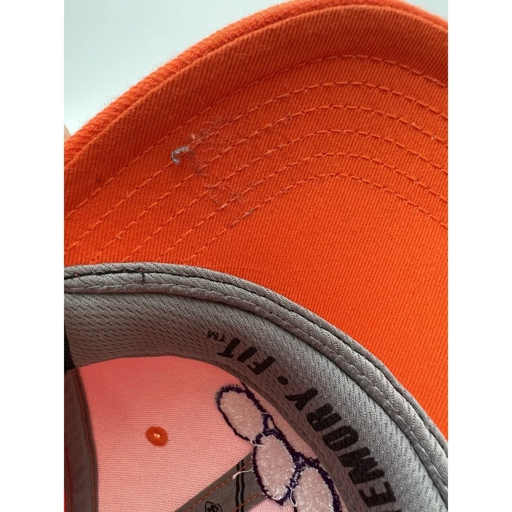 Clemson Tigers Orange Fitted Hat Top Of The World Flex Fit Cap, Unknown Size